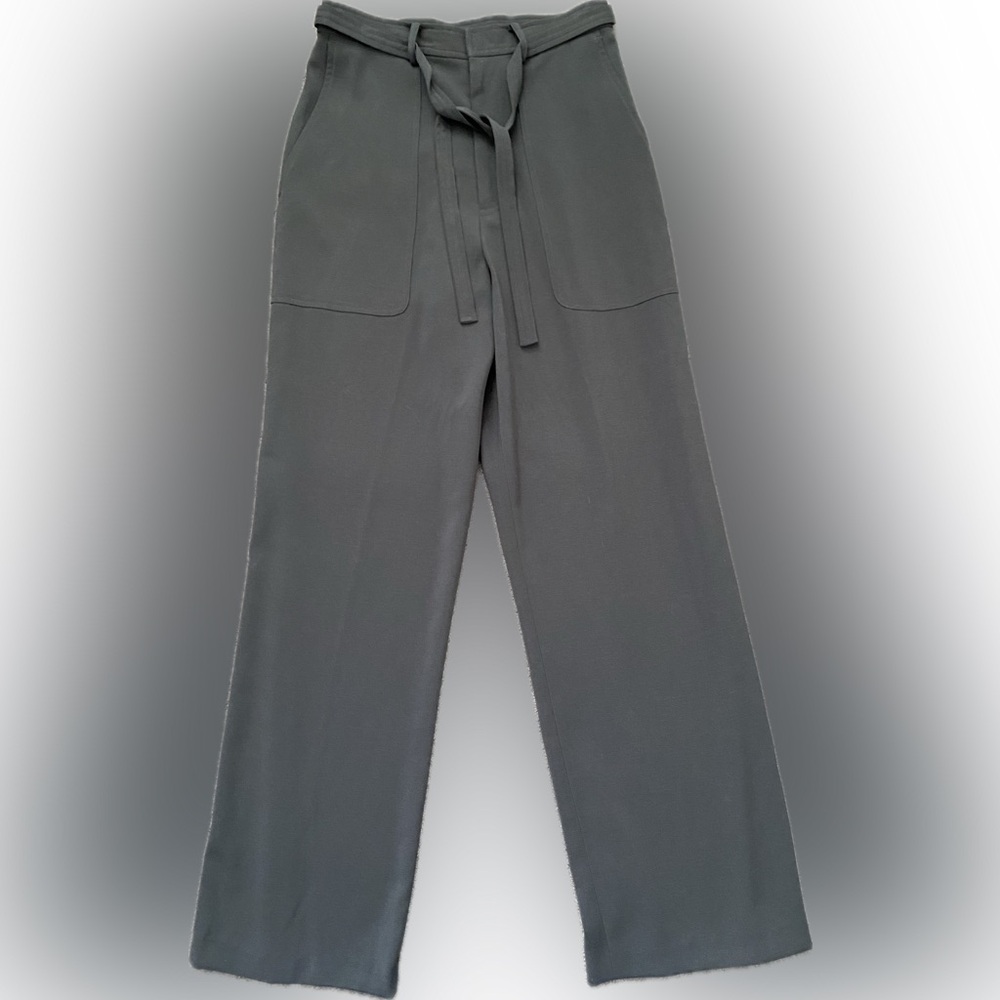 Banana Republic Stretch Wide Leg Belted Trouser Dress Pants  - Size 2